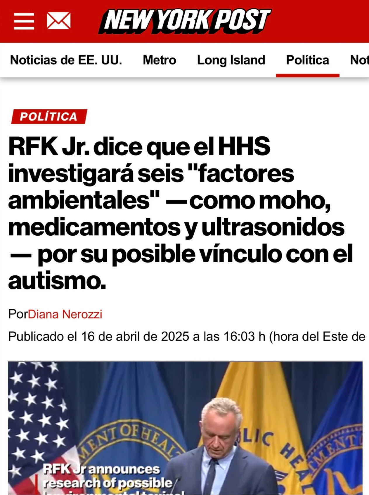 New York Post Kennedy