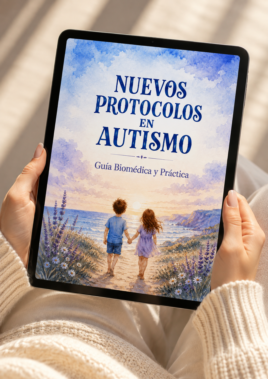 PDF digital Nuevos Protocolos en Autismo en tablet
